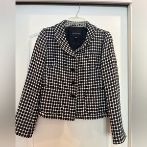 Banana republic blazer, navy with white polka dots. Excellent condition.